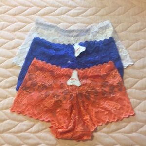 Panties. Bundle of 3. Brand new. Boy short style.